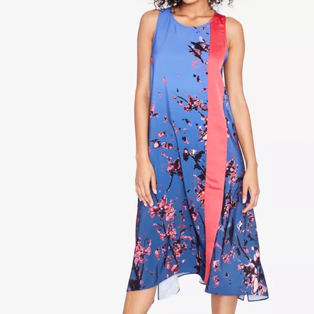 RACHEL Rachel Roy Floral Printed Scarf Dress